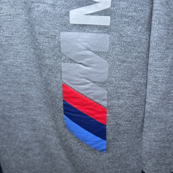 Puma Men's BMW Motorsport Hooded Sweat Jacket Gray Full Zip - Size XXL - Picture 5 of 16
